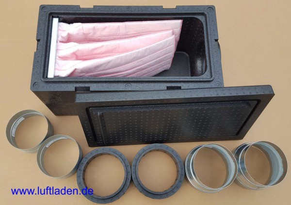 Außenluft-Filterkasten DN 160 Typ V, Filter F7