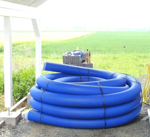 Erdwärmetauscherrohr Ring 50m DN200