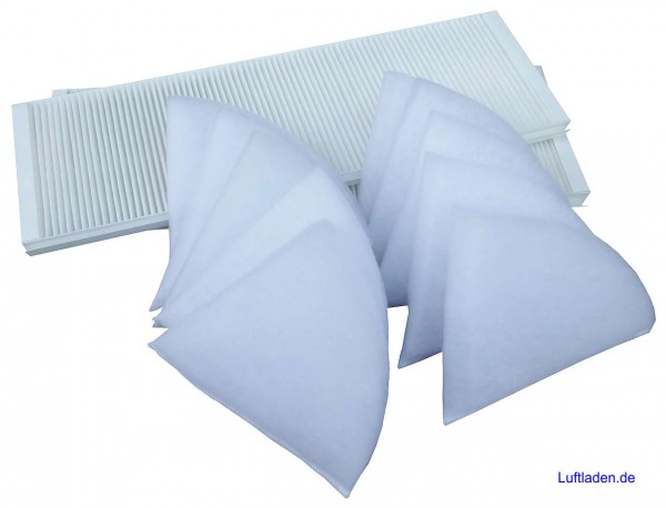 Zehnder Komplettset G4+F7 ComfoAir Q350/450/600 Filterkegel Filtersäckchen