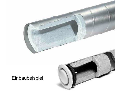  Telefonie-Schalldämpfer Einschubschalldämpfer Helios ETS 100 4521 ETS 125 4522