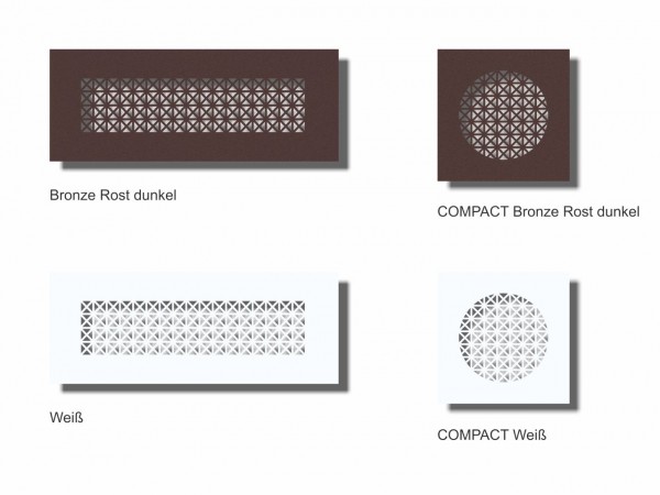Fränkische starline Designgitter SHAPE weisser Hintergrund