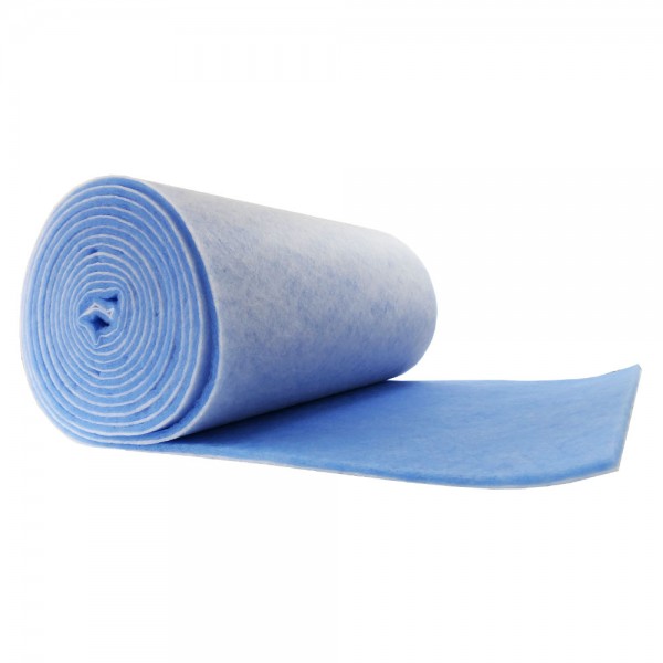 Filtermatte G4 50% Vlies ISO Coarse 50% d=20 mm blau-weiß