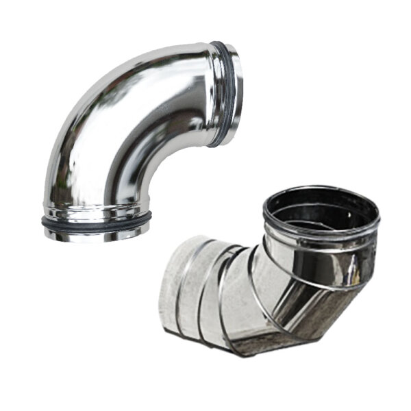 Bogen 90° DN 160 Edelstahl