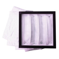 Taschenfilter F7, 287x287x360mm, 4 Taschen,...