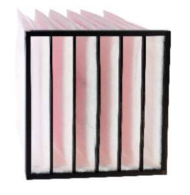 Taschenfilter F7, 592x287x290mm, 6 Taschen, Kunststoffrahmen 25mm