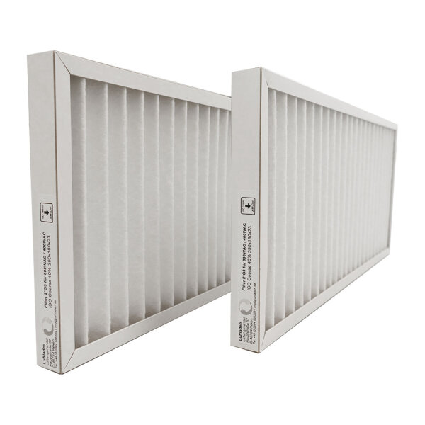2 Filter Filterklasse G4 passend für Vaillant recoVAIR VAR 260/4 und VAR 360/4 e