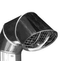 Lufteinlass Edelstahl Westaflex Bogen 135° DN200