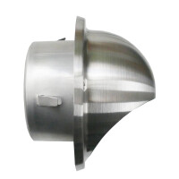 Lufthaube mit Masche DEC D579 DN125 Edelstahl