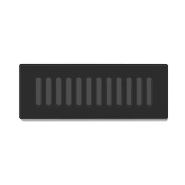 Designgitter Fränkische starline STRIPES Glas Satin Black