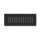 Designgitter Fränkische starline STRIPES Glas Satin Black