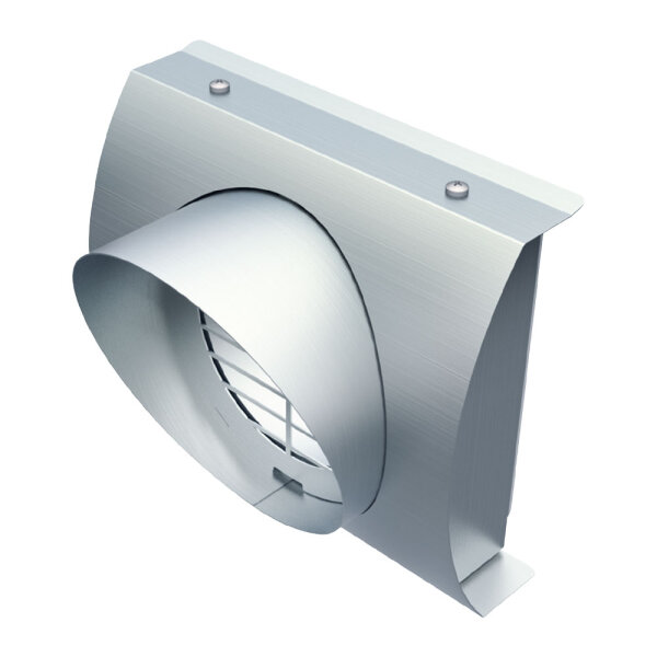 Fassadenblende Helios Isopipe DN125 Fortluft Edelstahl