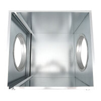 Luftfilter-Box Helios LFBR DN100 F7 mit Einschub für Taschenfilter.