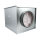 Luftfilter-Box Helios LFBR DN100 F7 mit Einschub für Taschenfilter.