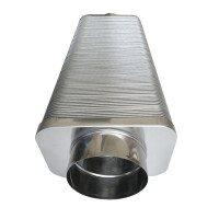 Schalldämpfer flexibel Westaflex Quadrosilent rund DN125 L=1000mm