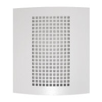 Design-Vorsatzfilter ZLT VentiClean DN125 weiß Wandeinbau Alu-Filter