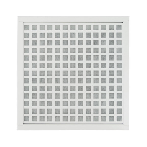 Anbaufilter offen ZLT VentiClean Bautiefe 50mm weiß Alu-Filter