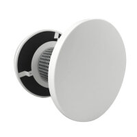 Nachströmventil Lindab OLC DN125 weiß RAL 9010 mit Wandhülse