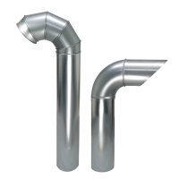 Lufteinlass verzinkt Typ L10 DN160 90° L=500mm ohne...