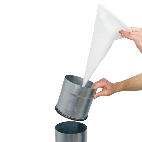 Lufteinlass verzinkt Typ L10F DN125 90° L=1000mm mit Filter