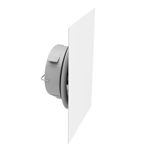 Zu-/Abluftventil Lindab AIRY DN100 rechteckig Edelstahl