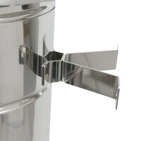 Standrohr mit Halter DN 160 Edelstahl, l= ca. 1000mm mit Sicke